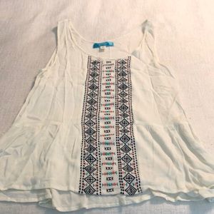 Aztec design tank top